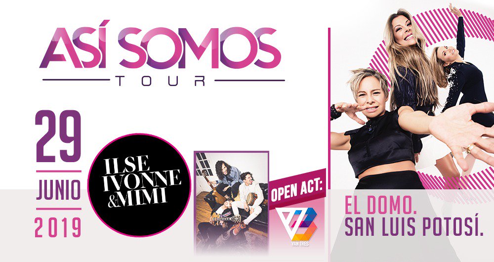 Confirmado ✔️ #SanLuisPotosí eres nuestra Alma Gemela 💕
Nos vemos éste 29 de junio en <a href="/ElDomo_SanLuis/">El Domo San Luis</a> 🌷  
🎟 bit.ly/2UbyPXl . #AsíSomosTour 🧑🏼👩🏼👩‍🦰🎤 #OpenAct <a href="/van_tres/">LIBERTARIO- DERECHA HASTA EL TUÉTANO</a>