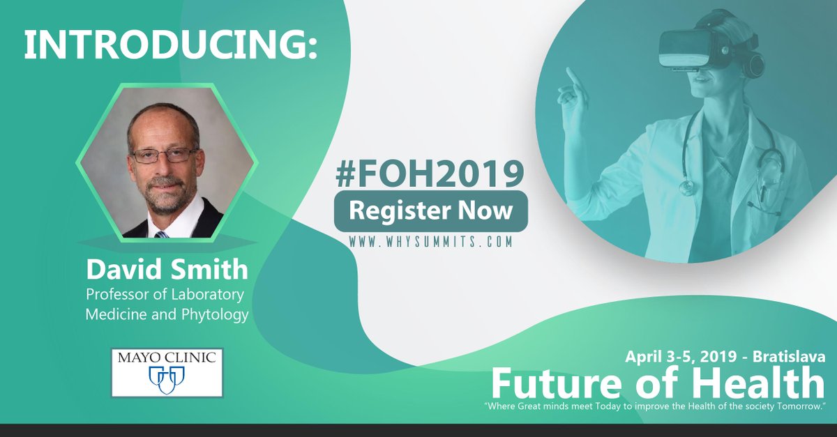 summitfoh's tweet photo. Mayo Clinic Professor David Smith will be giving us his insight into DNA sequencing and how it's going to change clinical practice! 
- Birth of next generation sequencing
- NGS platforms, and more in Bratislava next week! 

Registration via https://t.co/Ihjiy2vusV!
#foh2019 https://t.co/ExPlZ4mSBZ