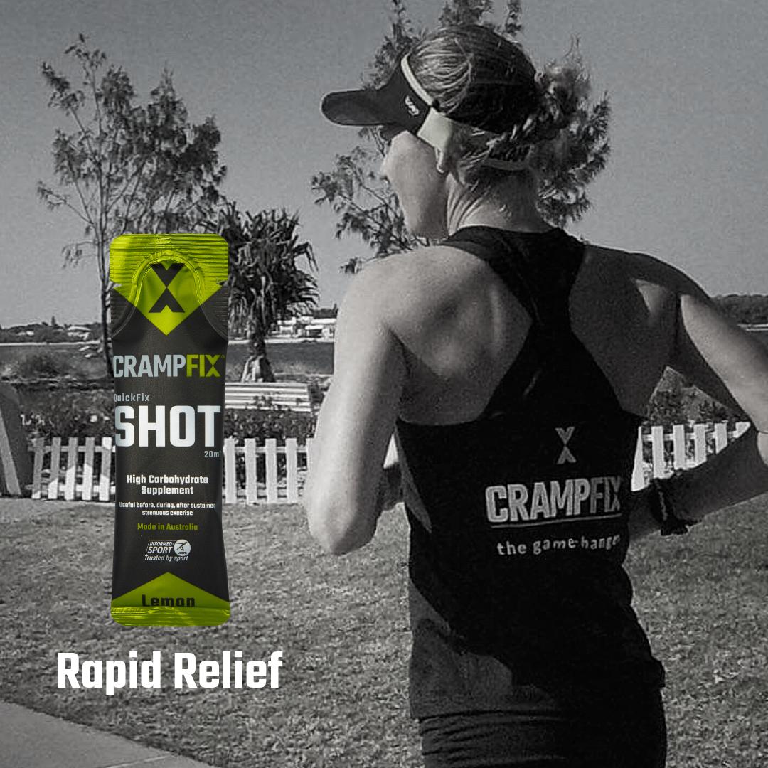 "Cramping can be the thing that ends a race, but CrampFix gives me the confidence that this is one less thing I need to worry about on the big day" - Sarah Thomas, #ironman Asia Pacific AG Champion 17/18 &amp; Triathlon Coach ow.ly/QkJW50orgJo