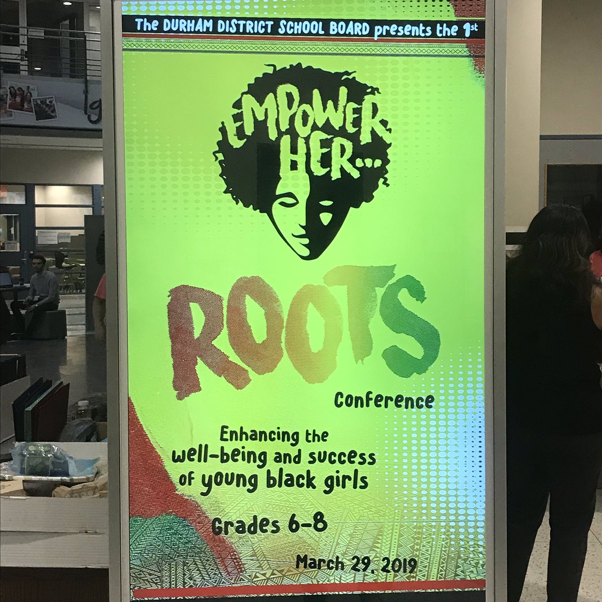SpagnuoloMs's tweet photo. Amazing and powerful day today at the 1st ever Empower Her Conference. #GandyWellBeing #empower #diversity #ddsb #girlpower https://t.co/BKktN4H6st