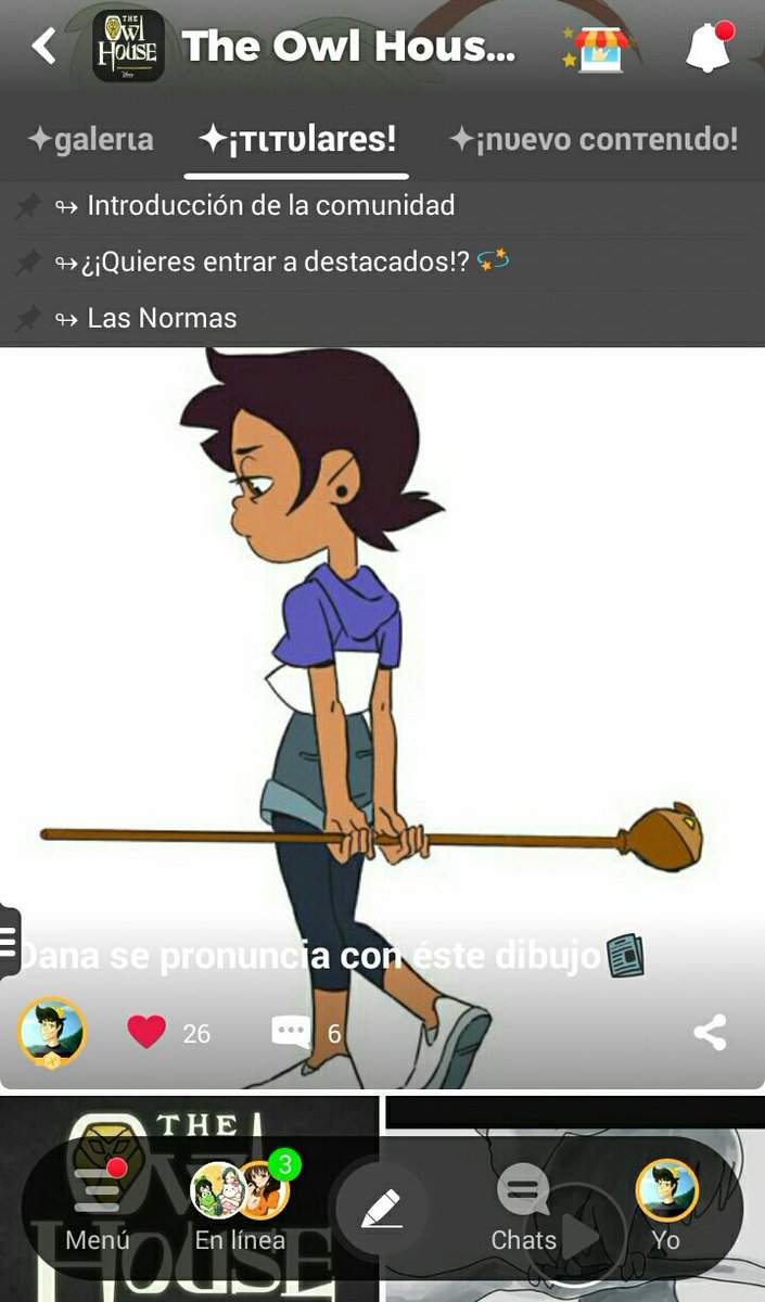ATohaes's tweet photo. Es el momento de conocer más de Owl House, únete a éste nuevo mundo lleno de posibilidades. 
https://t.co/dfzDxkekAr

#TheOwlHouse #OwlHouse #AminoApps #Comunidad

Nota: En caso de no disponer de la app, encuentrala en la Play Store. https://t.co/nEQQLEuThS