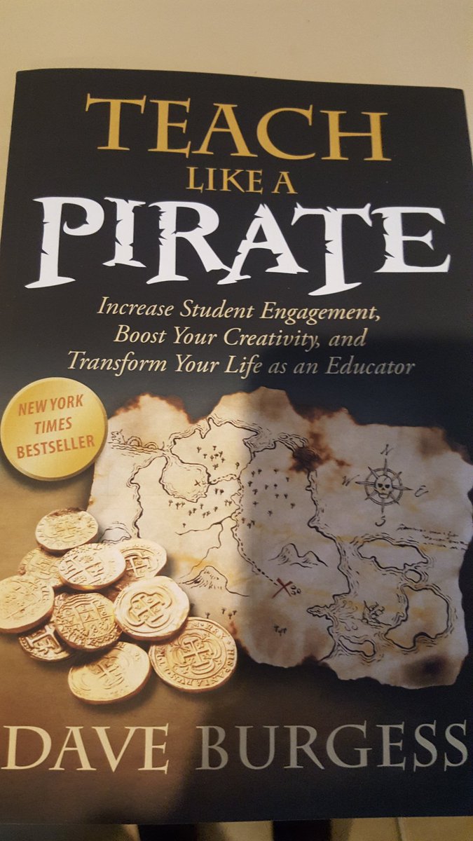 Mil gracias a @laprofepina por introducirme a  #TeachLikeAPirate by <a href="/burgessdave/">Dave Burgess</a> So many great ideas on how to engage our students!