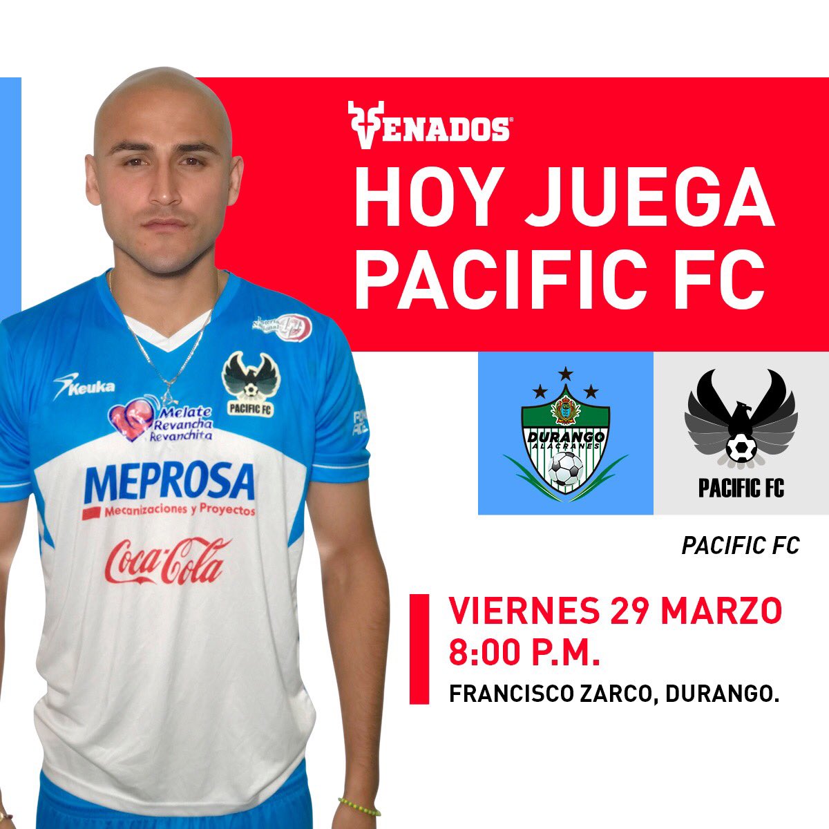 PACIFICFUTBOL's tweet photo. HOY JUEGA PACIFIC FC ⚽️🦅
Vamos por la victoria 🏆 https://t.co/bNXR6ZAguM