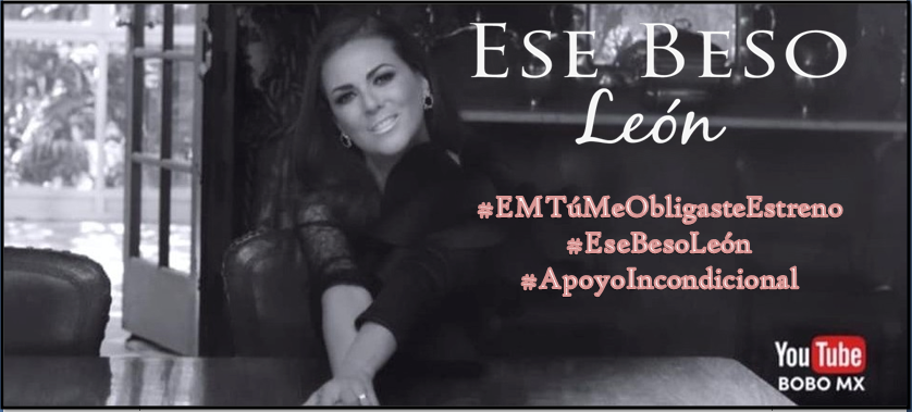 esebesoleon's tweet photo. Nuestra Reina Hermosa @EdithMarquezL  Nos presenta su segundo Sencillo con un vídeo  que  sabemos les va a encantar !!! Ya lo viste ?  

https://t.co/qIeizonDGn

#EMTúMeObligasteEstreno  #EseBesoLeón 🦁 💚 #ApoyoIncondicional https://t.co/fcw9d5zgL0