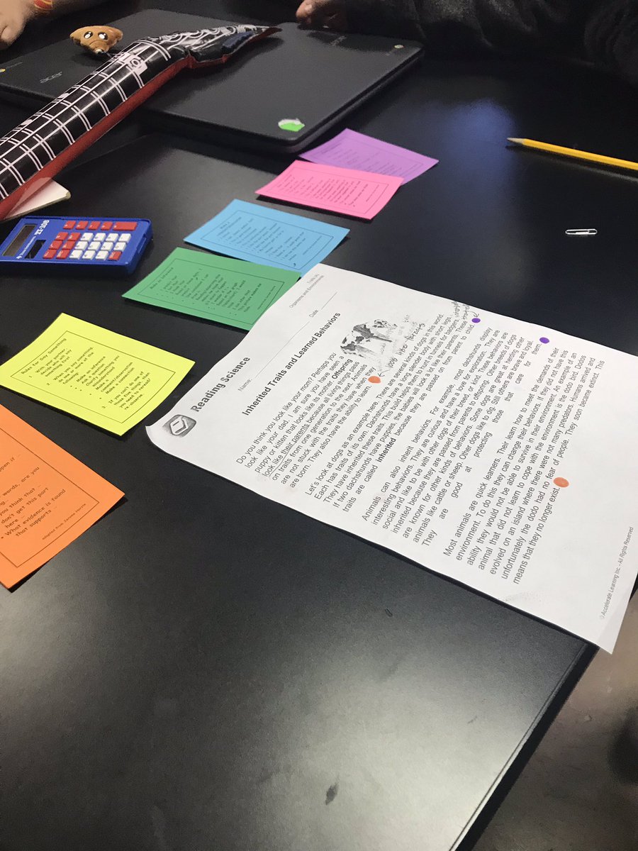 Fifth graders are Rockin’ their Review using Say Something cards!