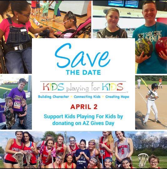 SAVE THE DATE Please think about giving to this amazing organization on April 2nd. This organization does not only serve children and families in Arizona it supports Project Au-Some &amp; continues to help exceptional children be included through out all aspects of life. #BeTheChange