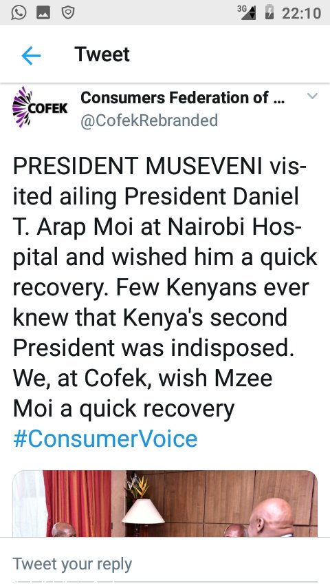 a3Route's tweet photo. 22:15 Who is right? Where was moi? In kabarak, kabarnet gardens or Nairobi hospital?

@dailynation @CofekRebranded @TheStarKenya   Can the media in Kenya be trusted anymore?  https://t.co/oThyjCnzBM via @CharlesKabaiku
