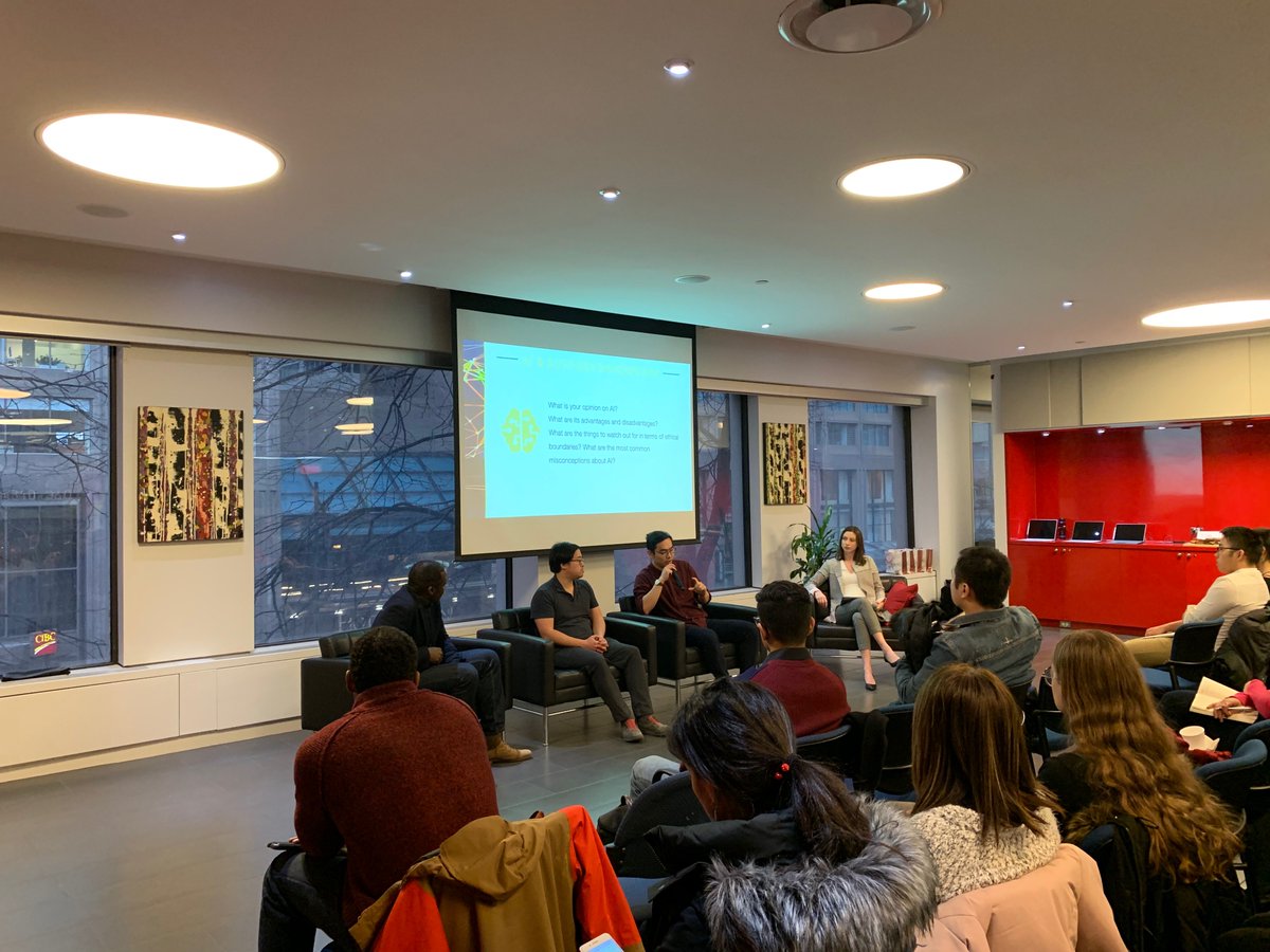 CaronMirka's tweet photo. Special thanks to Govision for the planning of yesterday's panel on "AI &amp; Digital Innovation in Asia" at McGill. As moderator, I did not go easy on our panelists from Stradigi AI, McGill and Microsoft. They rose up to the challenge, sharing keen insights. Wonderful event! https://t.co/tPwXxdgZ5d