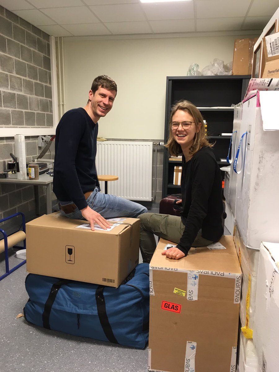 Colleagues <a href="/Vlaminck_J/">johnny vlaminck</a> and Sara Roose packet to intiate one of the first large-scale #STH serological surveys in #Ethiopia. Great collaboration with <a href="/Gemechut2006/">Gemechu Tadesse Leta</a> and colleagues <a href="/EPHIEthiopia/">Ethiopian Public Health Institute</a>. Building up the evidence for antibody based diagnosis.  <a href="/ResearchUGent/">Ghent University Research</a> <a href="/STHCoalition/">STH Coalition</a>