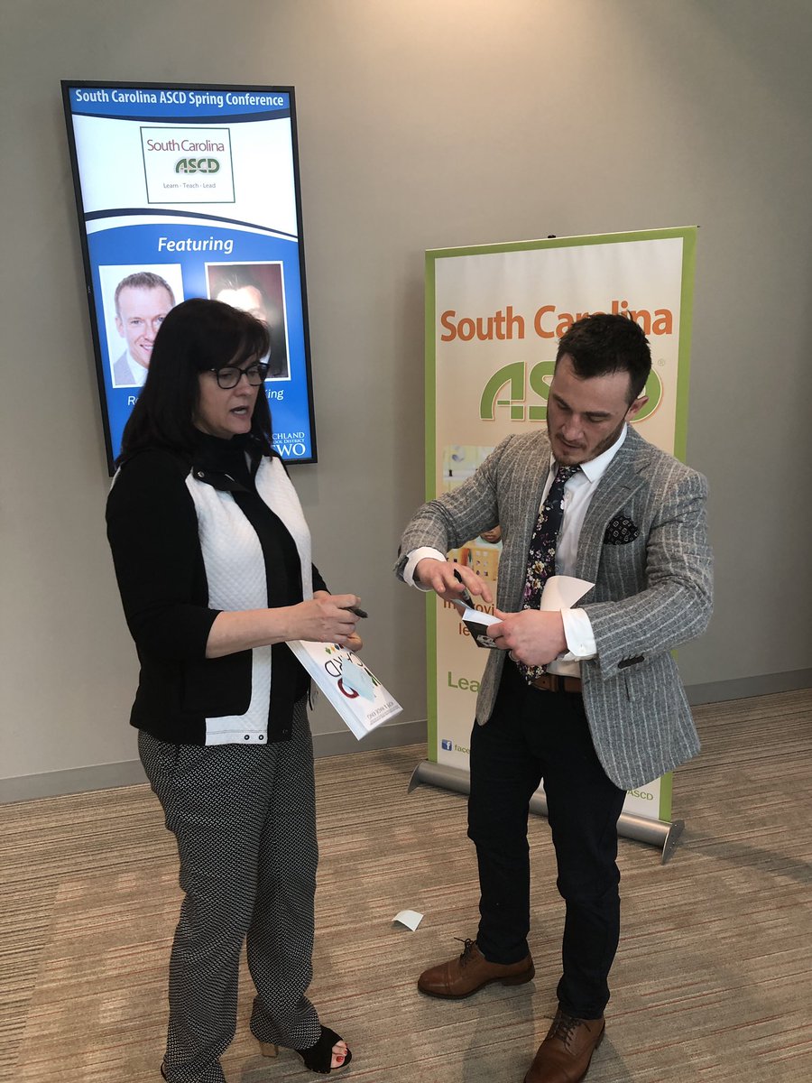 SC_ATLL's tweet photo. BOOK SIGNING!!!! Be sure to purchase your copy of The WILD Card by @heywadeking &amp; @heyhopeking today at the Spring @SCASCD Conference! #loveSCschools #BeTheWildCard #SCASCDWholeChild https://t.co/jA6Zb4kUKB