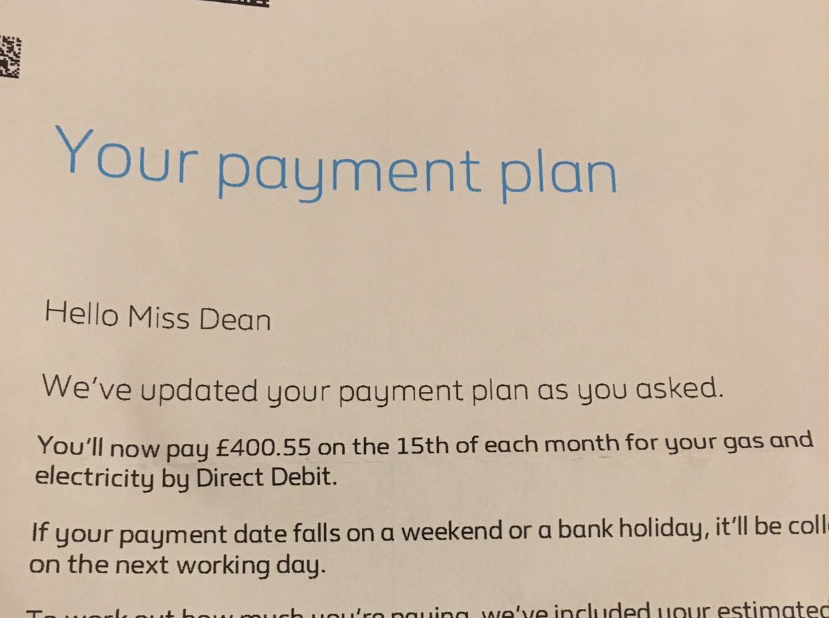 Beth (@bethan) on Twitter photo Whilst my complaint handler has been very good I still don’t have a smart meter or monitors months on, I now receive this asking me to pay £400 monthly even though I’ve continued to pay my full direct debits throught this mess <a href="/BritishGas/">British Gas</a> come on now! #disgusting #britishgas Whilst my complaint handler has been very good I still don’t have a smart meter or monitors months on, I now receive this asking me to pay £400 monthly even though I’ve continued to pay my full direct debits throught this mess <a href="/BritishGas/">British Gas</a> come on now! #disgusting #britishgas