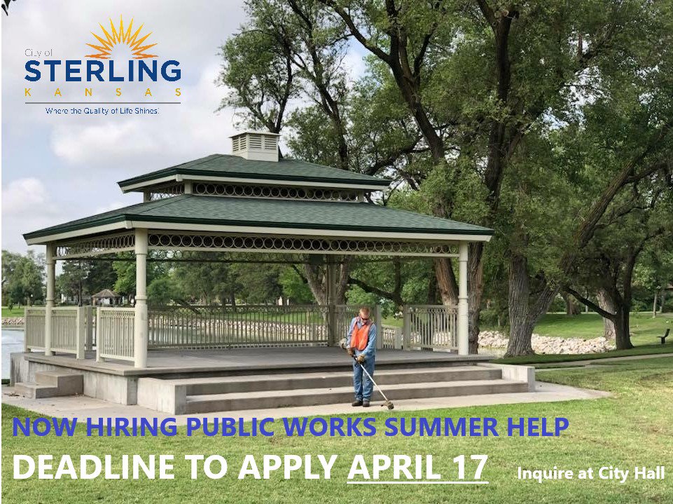 Do you know a responsible student or other individual looking for full time summer employment?
