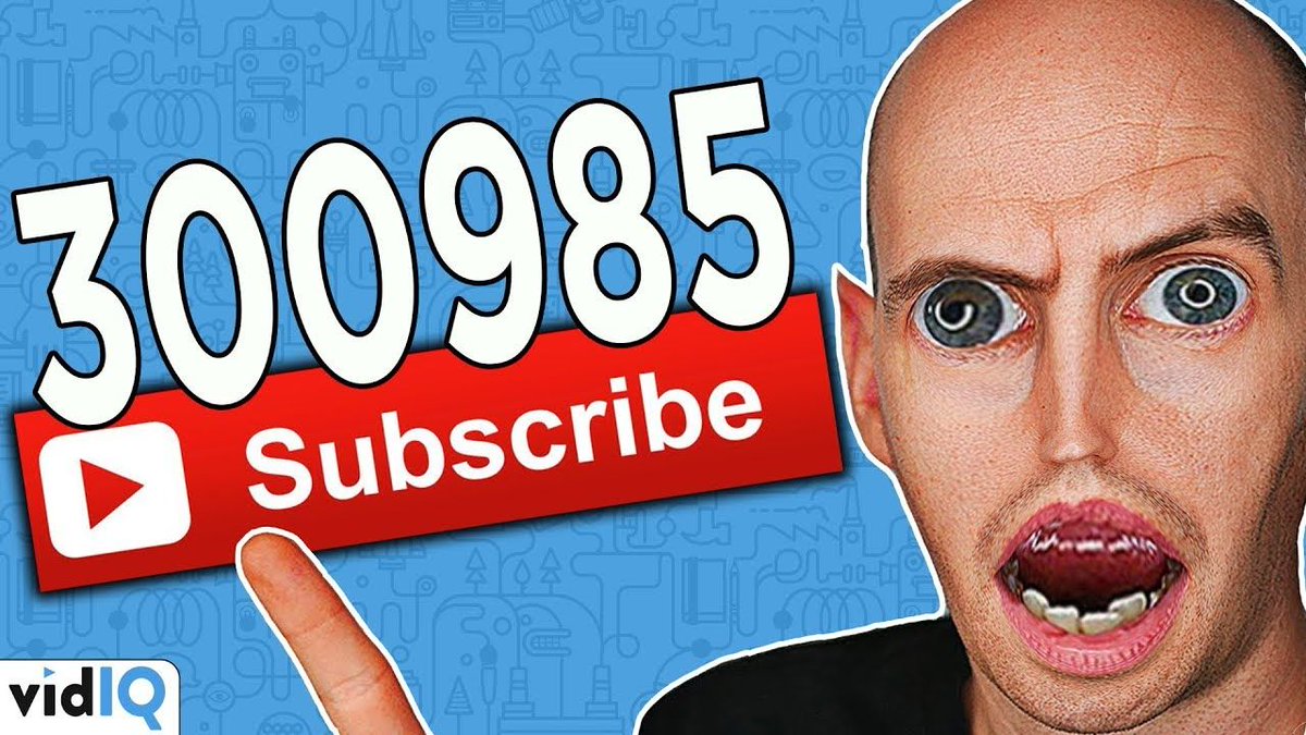 vidIQ's tweet photo. ICYMI: We had a fun little look at how to get exactly 300985 subscribers, because, secretly, that's the golden number everyone is trying to hit! https://t.co/FhewTO6jSg
#BestThumbnailEver https://t.co/2f4cxJqrRp