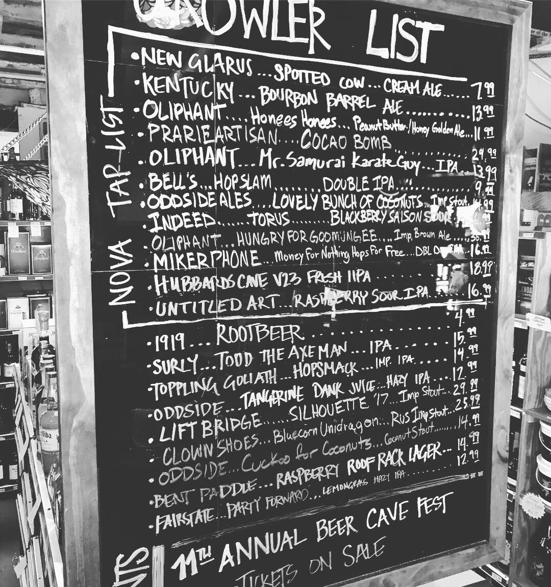 casanovaliquor's tweet photo. So many reasons to come and visit us today. #craftbeer #growler #fridaystockup https://t.co/0jJWHTGfab