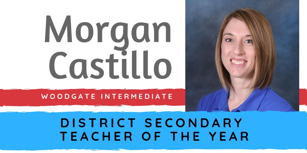 MidwayISD's tweet photo. Congratulations to Morgan Castillo, Midway's 2019 District Secondary Teacher of the Year! @MrsCastillo_1 @woodgatemisd #ThisisMidway #MidwayScience https://t.co/NIdXDMklG4