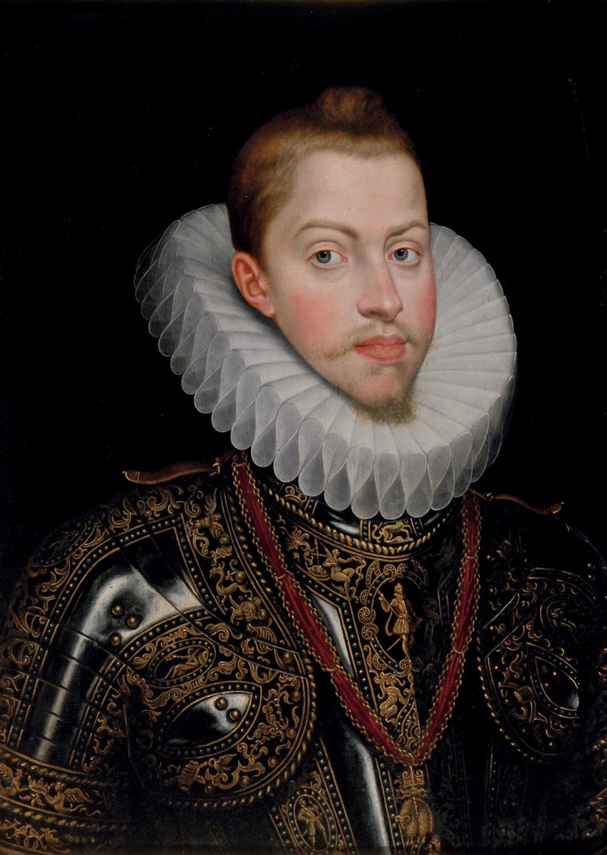 irinaran4's tweet photo. Juan Pantoja de la Cruz
Retrato de Felipe III. Ca. 1603 https://t.co/pfIPxQILCr
