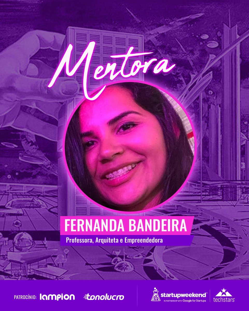 swpalmas's tweet photo. Fernanda Bandeira é mestre e Doutoranda em Arquitetura, Tecnologia e Cidade pela FEC-UNICAMP. Participou de um #SW, no e fez parte da equipe vencedora. 🏘 É professora na Católica do Tocantins e dedica-se ao seu escritório de Arquitetura e inovações. https://t.co/xsARZf9P6D