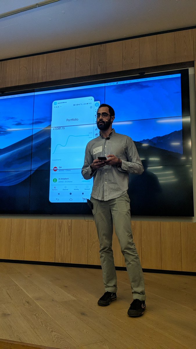. <a href="/zulfikx/">Zulfi</a> laying down the Android app demo 🎉