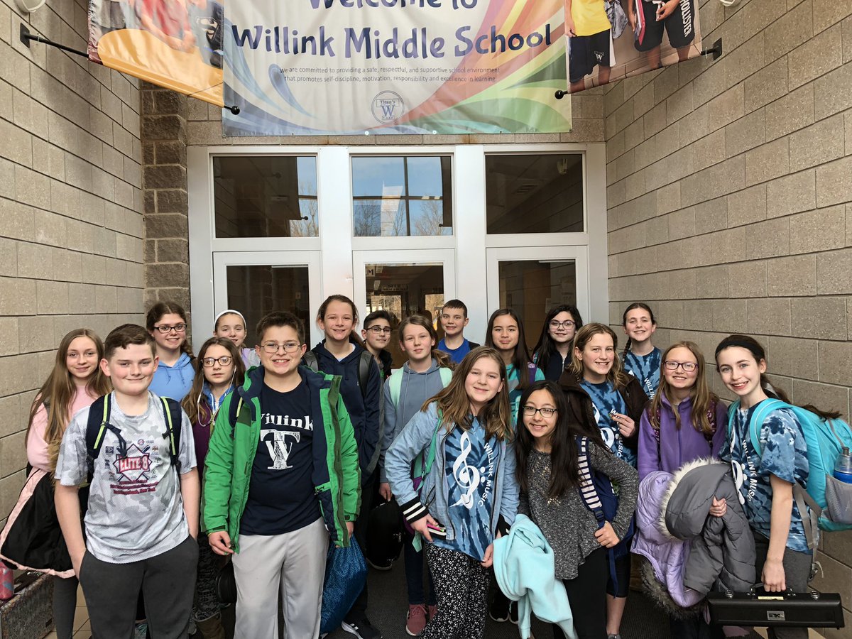 WillinkMusic's tweet photo. Willink students are off to elementary all county!  Congratulations everyone and have a good time! https://t.co/FhCSLCrFfz