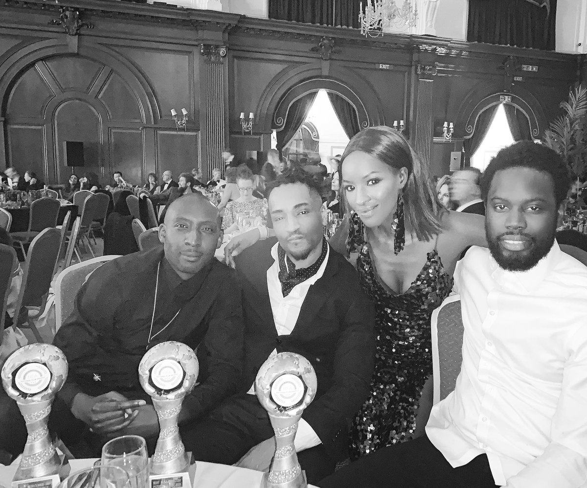 sarahmulindwa's tweet photo. Our table was the one 🙌🏾 BIG congrats to my boy @therealghetts for winning THREE awards for #TheIntent2 at the #NationalFilmAwards 🥂✨🥳 https://t.co/Ylk3FuIR5w