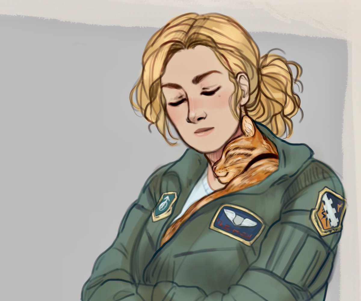 Trappednvacancy's tweet photo. Cat nap 😴😻

#CaptainMarvel https://t.co/Lgs0jekIlu