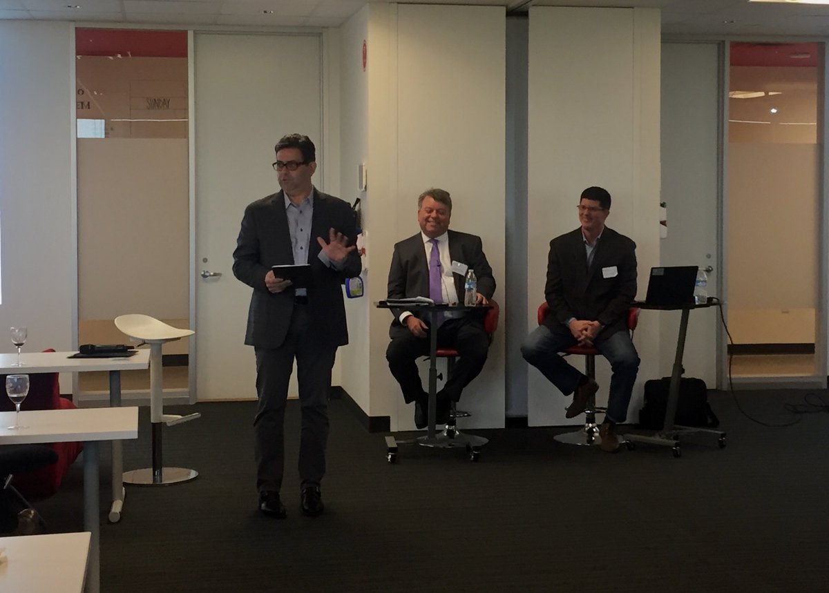 FACCdfw's tweet photo. Un grand merci to our @BrauillerLaw and @redgate speakers at EuroTech Talks yesterday! Everyone benefitted from learning about how #GDPR affects their business. And merci to @_BottleRocket our series sponsor! https://t.co/BteT7t73Dp