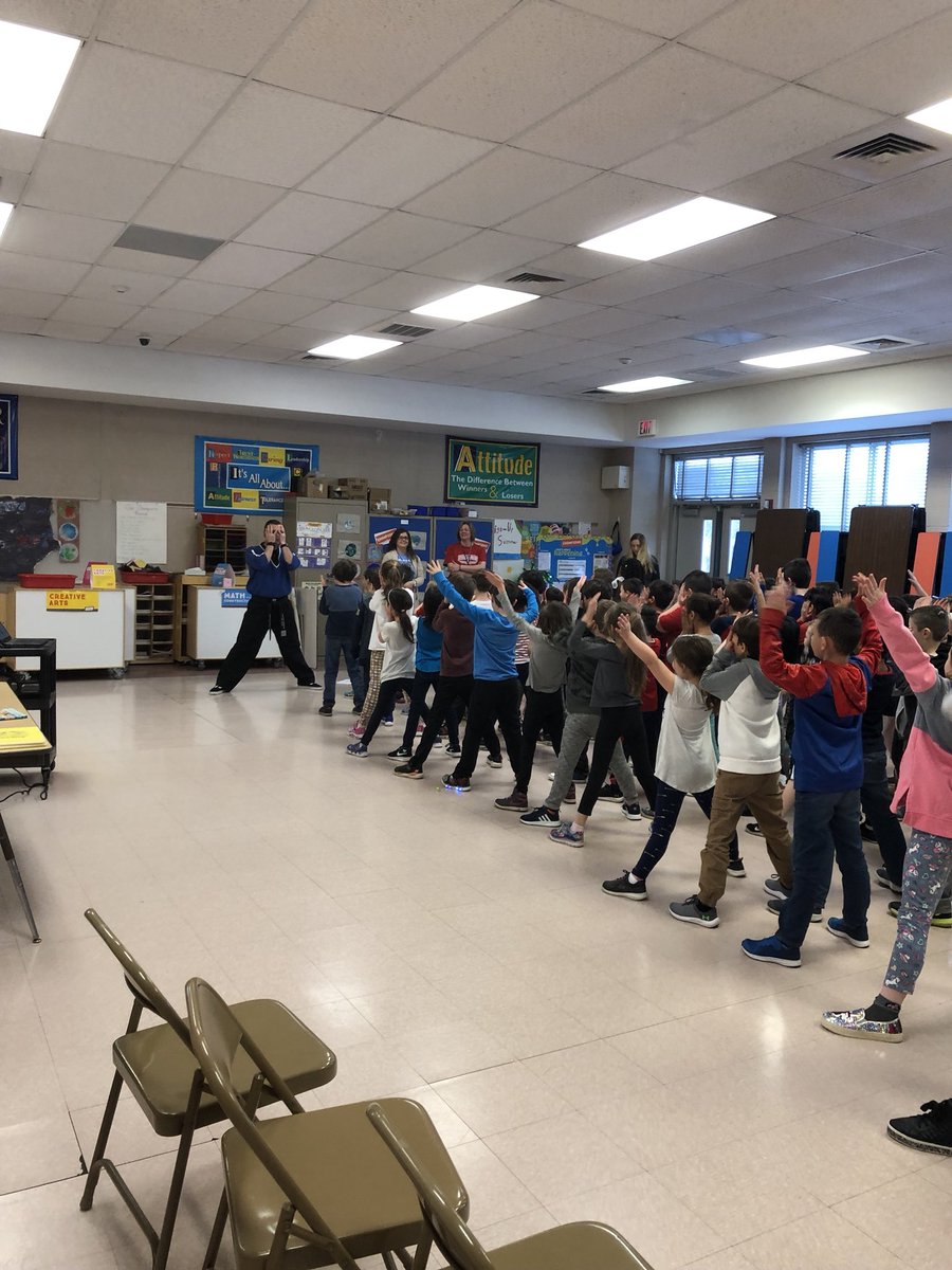 Marl El’s 2nd graders enjoyed their visit with renowned author, Corey Rosen Schwartz <a href="/CoreyPBNinja/">Corey Rosen Schwartz</a> and Ninja Master Freeman! They left as aspiring authors with some new karate moves! Thank you <a href="/MEF_NJ/">MarlboroEdFoundation</a> for making this wonderful event possible! @MarlboroElem <a href="/MTPSNJ/">Marlboro Twp Schools</a> <a href="/MitchellShatz/">Mitchell Shatz</a>