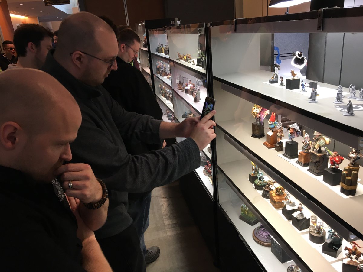 CMONGames's tweet photo. Come swing by the Crystal Brush booth here at Adepticon and view the beautifully painted minis!

#CrystalBrush #Adepticon2019 #Paintedminis #Miniatures https://t.co/8gtGqDy7qB