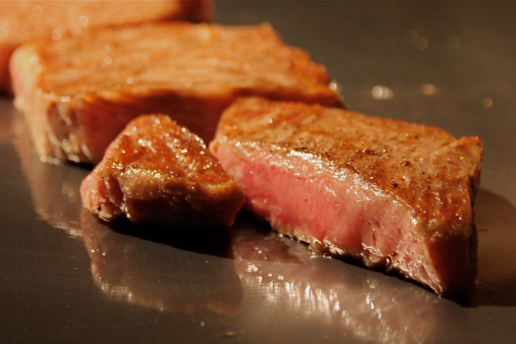 Wagyu beef fat has a very low melting point; it can melt in your mouth.