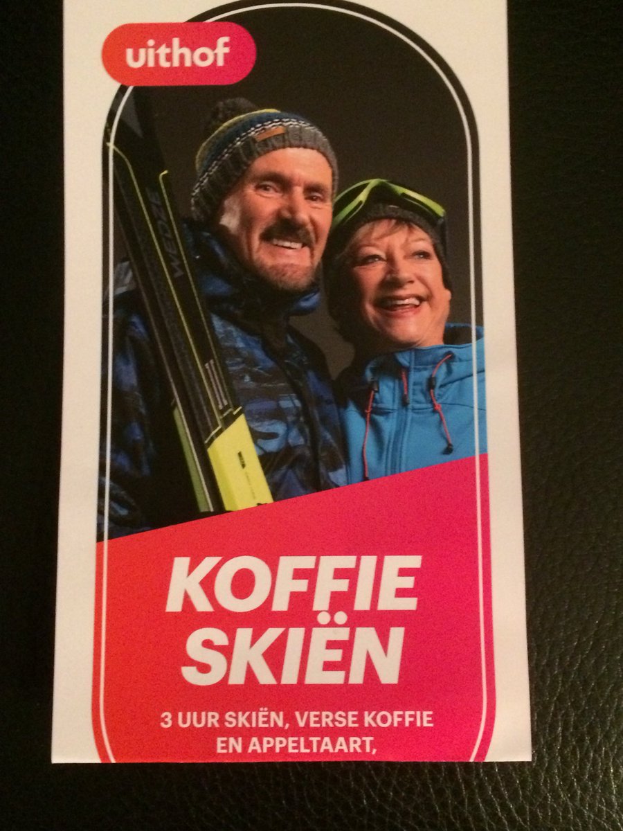 Binnenkort bij ⁦<a href="/HaagsOntmoeten/">Haags Ontmoeten</a>⁩: koffie skiën in de ⁦<a href="/DeUithof/">De Uithof</a>⁩. Vier uur baantoegang, incl materiaal en koffie met appeltaart voor 17,50. #lekkerbewegen #wekelijks #ookvoorbeginners