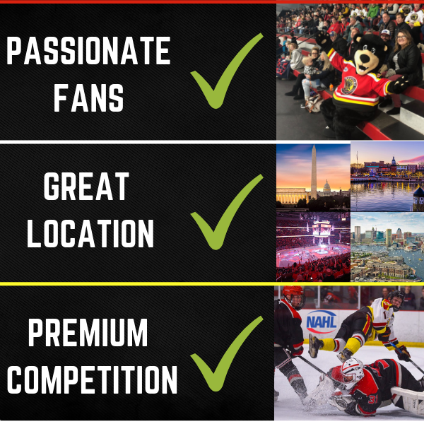 Where you want to be.

Where you want to play.

Where you want to win.

Maryland Black Bears Family. 
Sign up for Open Camps today! bit.ly/MBBTryouts 
📷: <a href="/ChesapeakeHWPod/">Chesapeake Hockey Week Podcast</a>