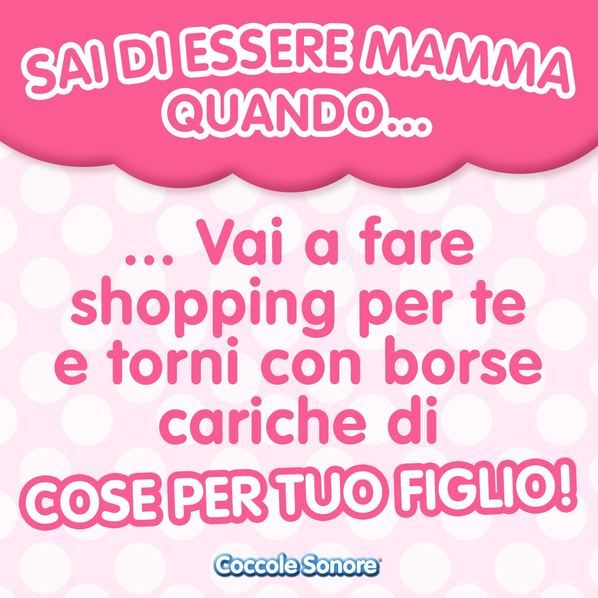 #Mamme quante volte vi è capitato di uscire per fare shopping per voi e tornare solo con cose per lui/lei?! A noi spessissimo!!!! 😅 
#CoccoleSonore #Mom #instamamme #mammeimperfette #mammeoggi #mammeitaliane #vitadamamma #love #family