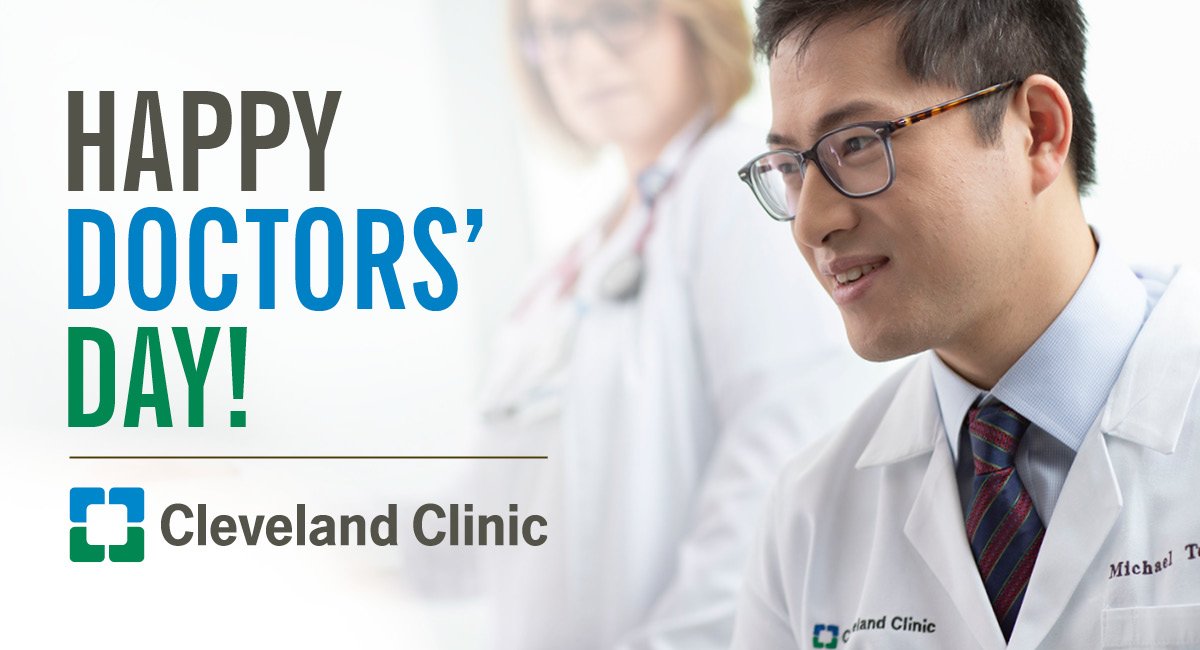 Today we thank each and every doctor in our lives.

We celebrate the 3,953 physicians and scientists at Cleveland Clinic on #NationalDoctorsDay.

Has a doctor made an impact on your life?