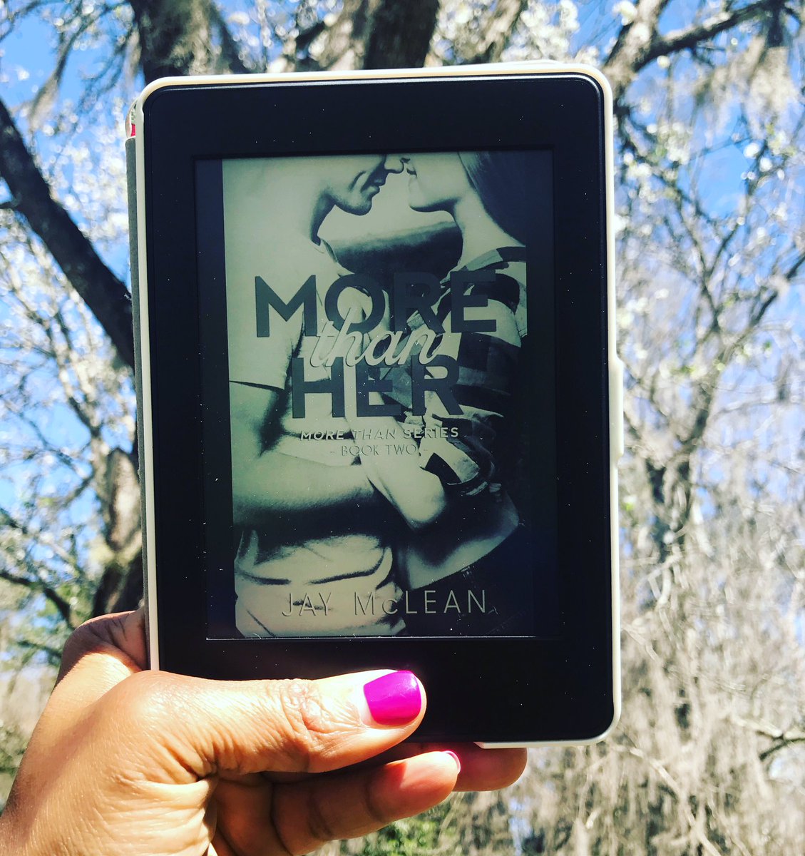 korrieskorner's tweet photo. @JayMcLeanAuthor got me like...You’re killing me smalls with Logan and Amanda! These two hurt my heart. Onto book 3! Gotta find out what happens. 
#morethanseries #morethanher #loganandamanda #bookstagram #justfinishedreading  #bookphotography https://t.co/q09OFv6FrB