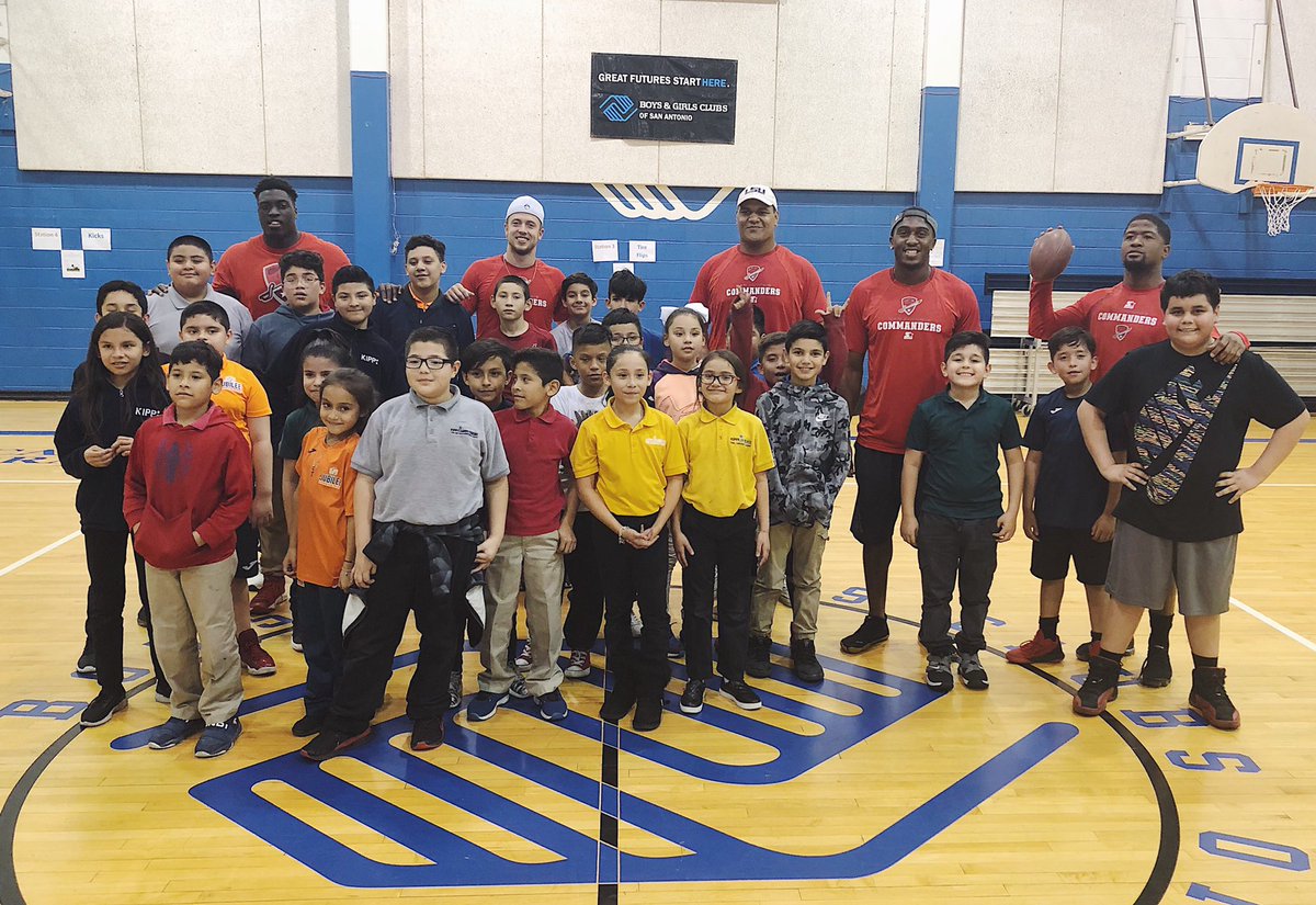 MaeaTeuhema's tweet photo. Proud to be part of @TheAAF effort this month to help kids "Cross the Goal Line,” in partnership with @bgca_clubs. 

Hope you’ll join us! Just text TEAMBGCA to 41444 to donate now. Even $1 will help kids get on the path to great futures. #HeartofTheAlliance https://t.co/X6KnSQjtxy