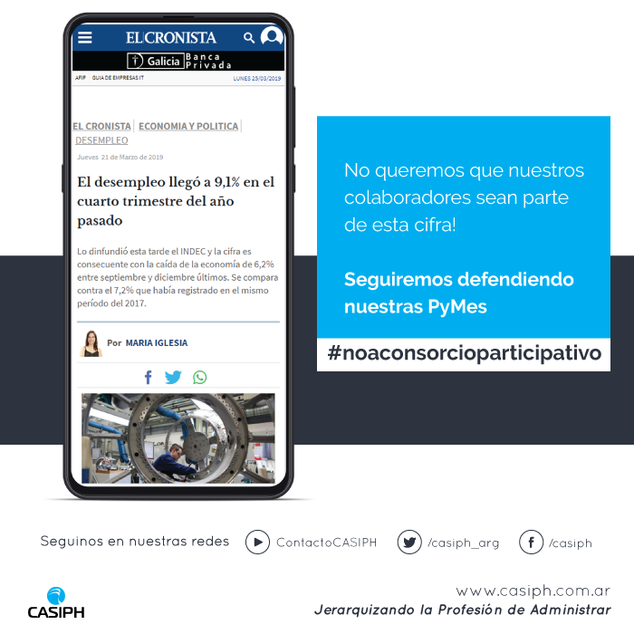 casiph_arg's tweet photo. 📉 No queremos que nuestros colaboradores sean parte de esta cifra! Seguiremos defendiendo nuestras #PyMes #noaconsorcioparticipativo
>> Leé la nota completa https://t.co/s664jDko2A
#CASIPH
🌐 https://t.co/FaMekPrVAP https://t.co/WAntKjkM75