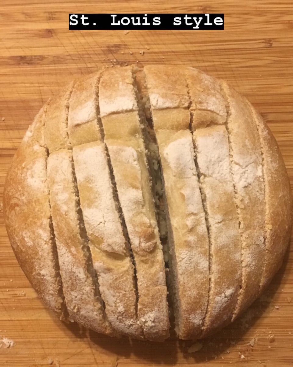 Jenodd's tweet image. I have been experimenting with making my own bread and I am so inspired by the Internet #stlouisstyle
