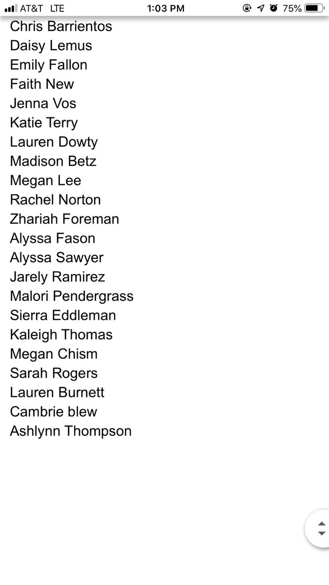 PartnersClubBHS's tweet photo. Here are the seniors who are going. Find your senior officers to get a permission slip. If you can not make it, let us know ASAP https://t.co/5999DZboYf