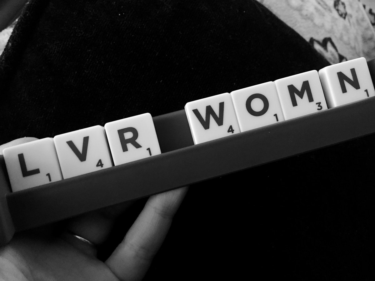 VR_Rosie's tweet photo. So this just happened in a game of scrabble ?? 😮 Haha. #VRwomen https://t.co/yqE7UqNccw