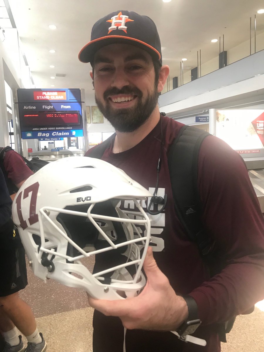 We spend two months finding a helmet to fit his head and it was crushed in the flight <a href="/AmericanAir/">americanair</a> I demand accountability