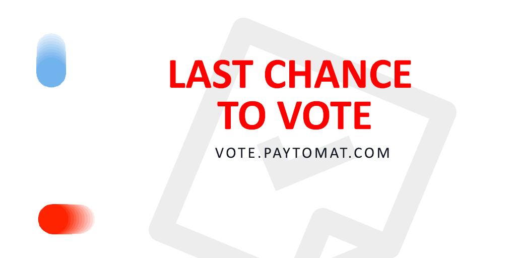 vote.paytomat tweet media