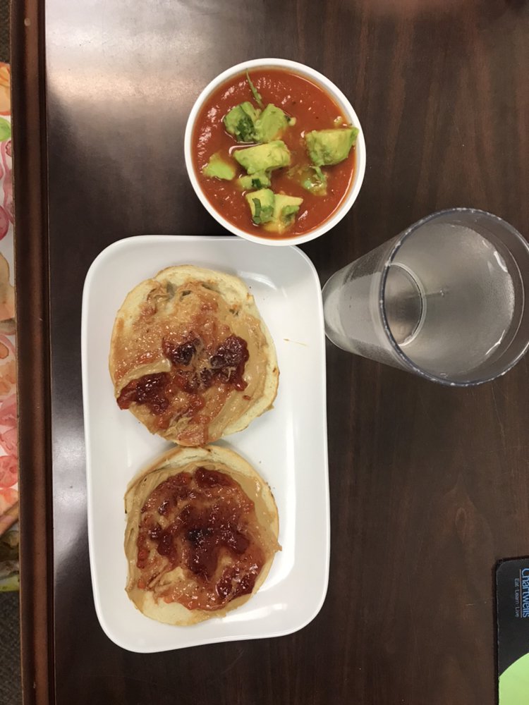 Quick vegan lunch today but couldn’t resist the tomato gazpacho