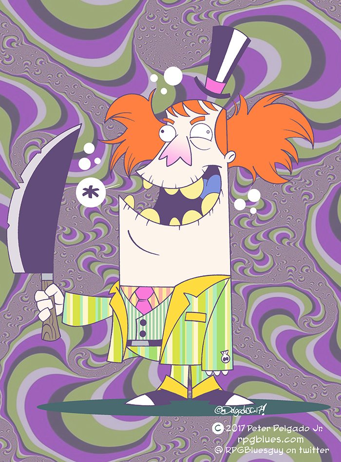 RPGBluesguy's tweet photo. dem bunch of old pics 4 this week's  @Clr_Collective  #colour_collective #DeepLilac  #dnd5e #mummy #mad_hatter #wight https://t.co/pOD76asfmx