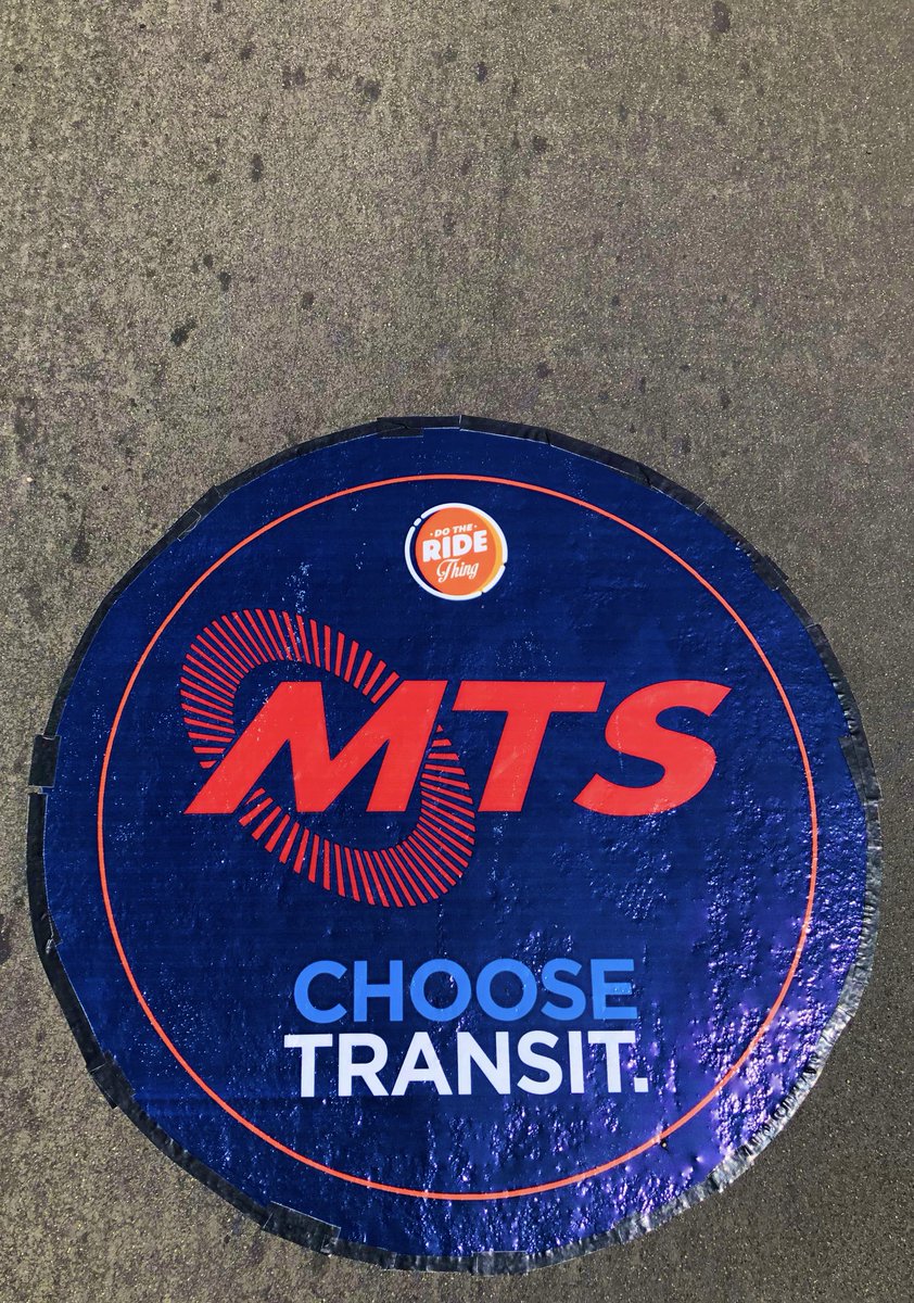 sdmts's tweet photo. A reminder from @eastvillagesd at the Block Party to ‘Do the Ride Thing’ & choose transit all season long to get to and from Petco Park! #choosetransit #gopadres #SDOpeningWeek #padres https://t.co/s74EcyPGUs