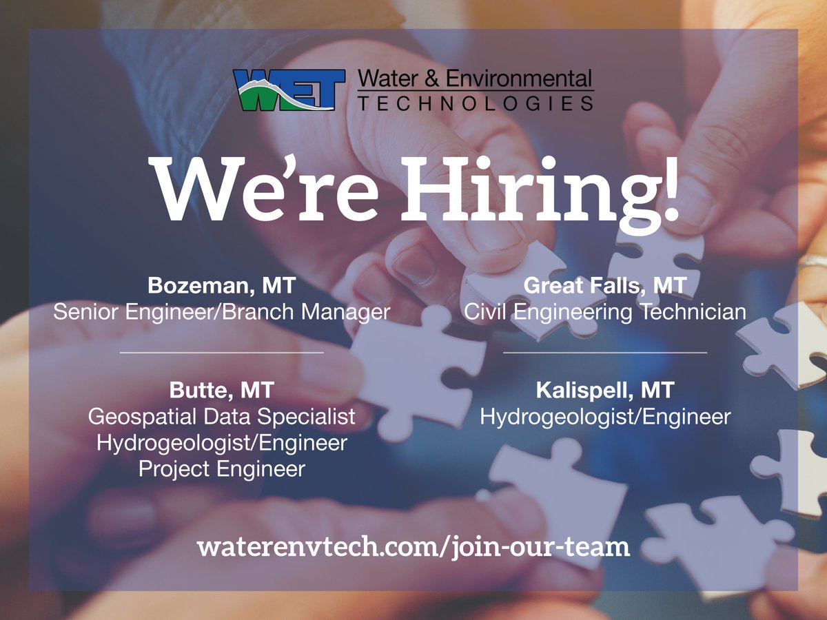waterenvtech's tweet photo. We're growing like a Curly-leaf Pondweed in the Missouri River! Apply for one of our many open positions today! https://t.co/tno9JsQwLG #applytoday #HiringNow #jobseekers #goodgrowth #AIS https://t.co/gBeWQA6hwI