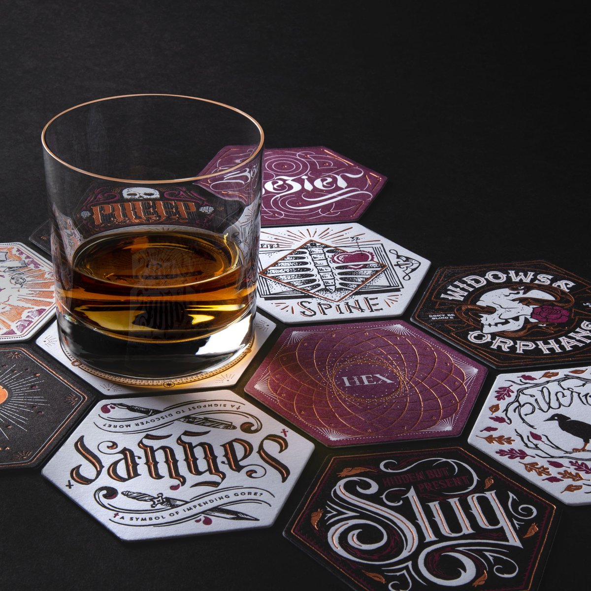 We offer up this passion piece for all that seek the intangible and exquisite. Order your limited edition coaster set before March 31 at chasedesigngroup.com/amor-obscura/ Cheers!