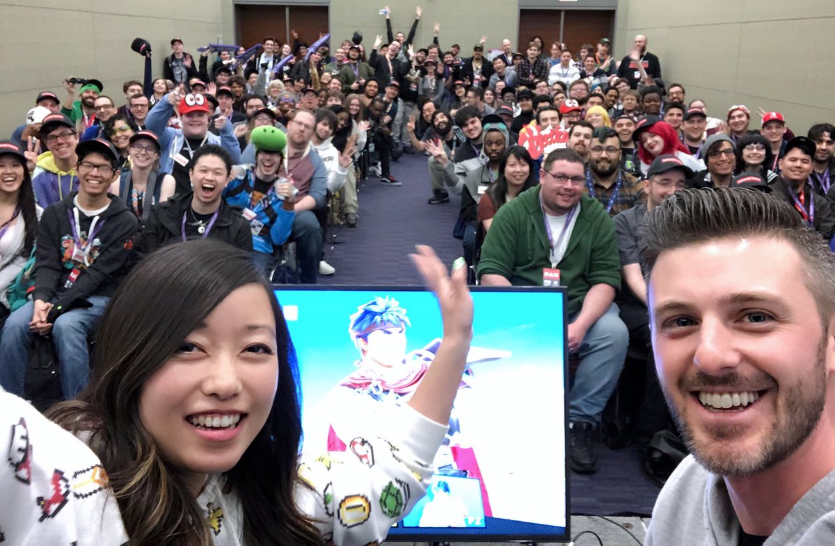 NintendoWW's tweet image. RT NintendoAmerica "Thank you to all for coming to #NintendoMinute with Kit &amp;amp; Krysta! We hope everyone has a great #PAXEast! https://t.co/e03R9kCgbm"