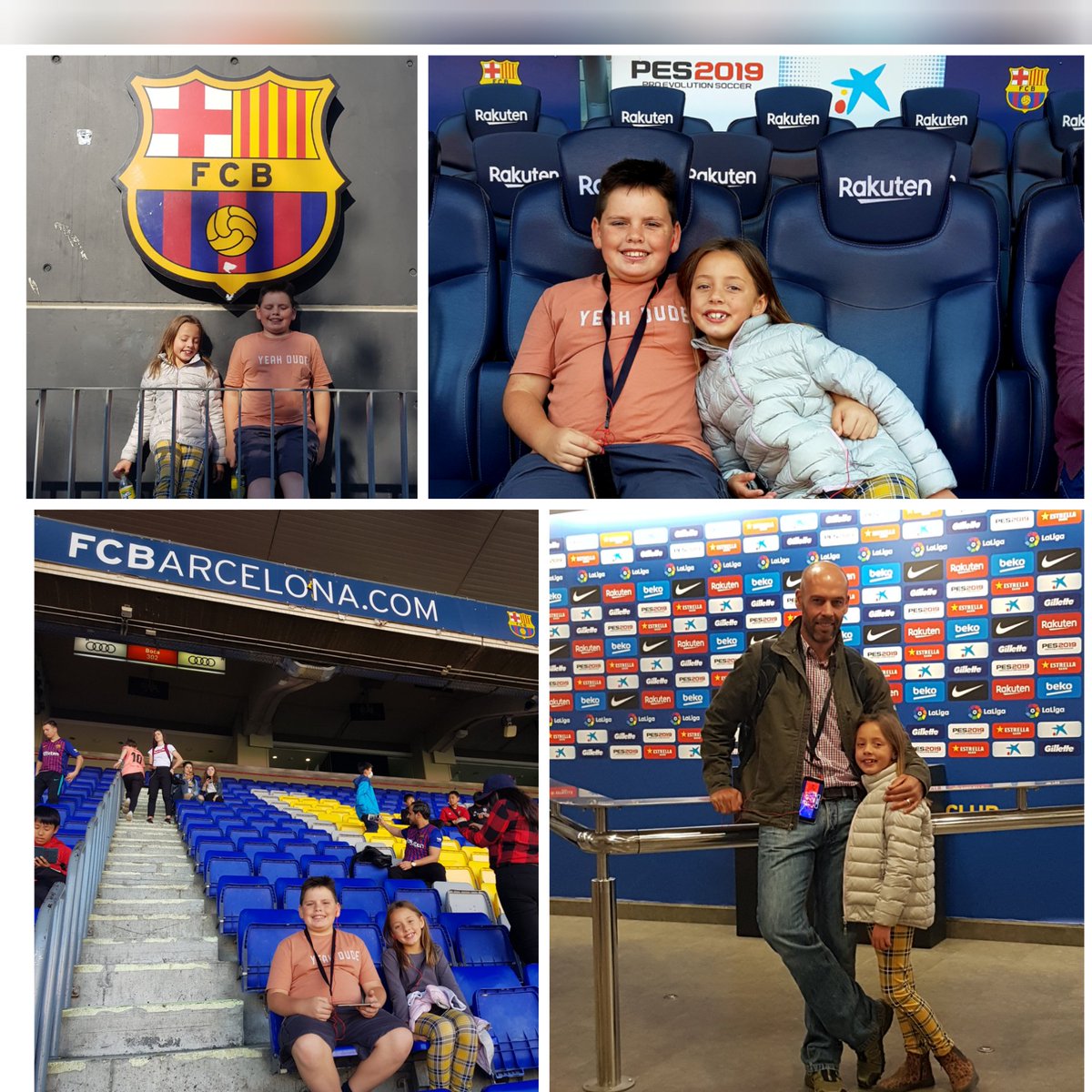 ajdutoit13's tweet photo. Visit to Camp Nou today with kids. @FCBarcelona  fans for live. https://t.co/V8BEaoft3m