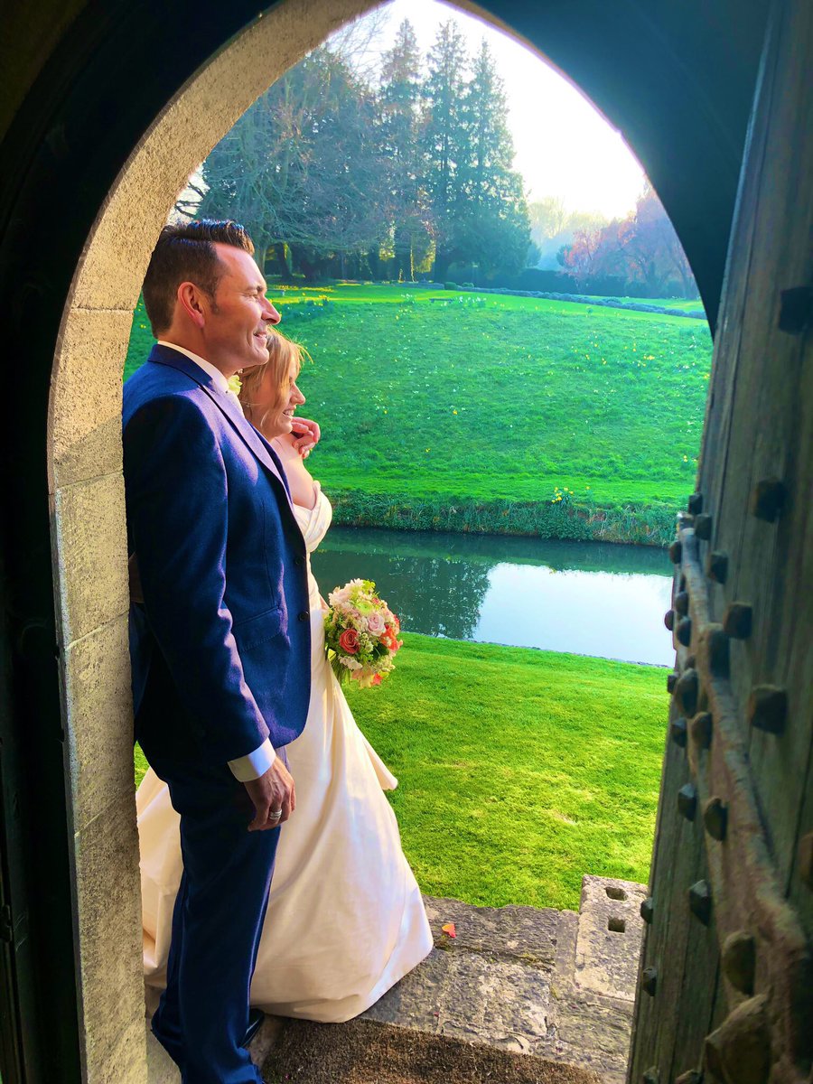 Congratulations to Niki and Nigel who held their wedding ceremony at the castle today! #brideandgroom #castlewedding #kentwedding @CountyWeddings @Bridesmagazine @GuidesForBrides