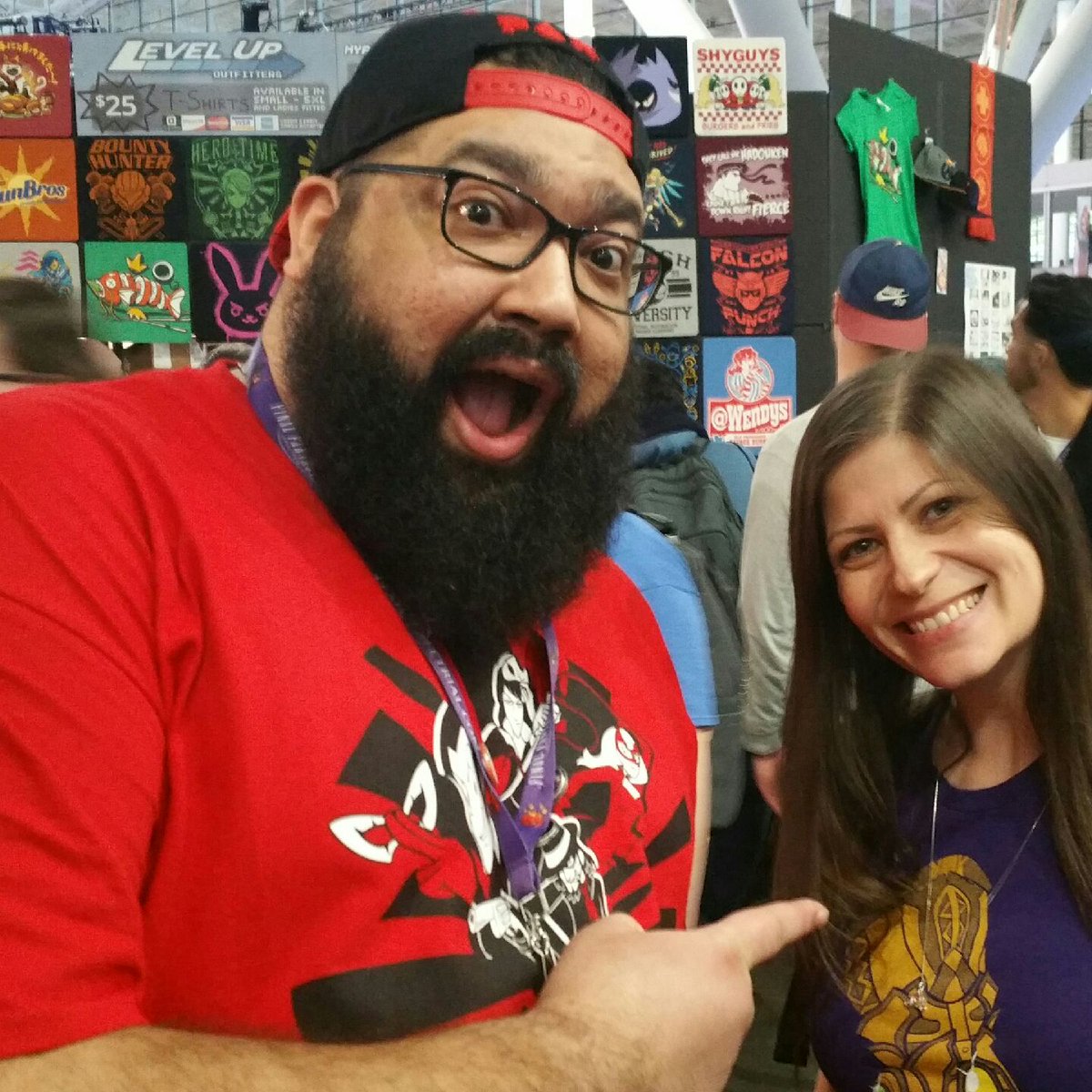LevelUpOutfit's tweet photo. Get free stickers and meet the epic DJ Awesomus Prime @djawesomusprime only at the Level Up Outfitters booth 21037
#luopaxeast2019 #levelupoutfitters #levelupatPAX #freestickers #djawesomusprime #PaxEast #PaxEast2019 https://t.co/7tAjdvIRoz